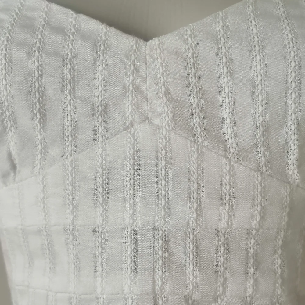 💧 white cotton slip dress by JACOB - Picture 5 of 6